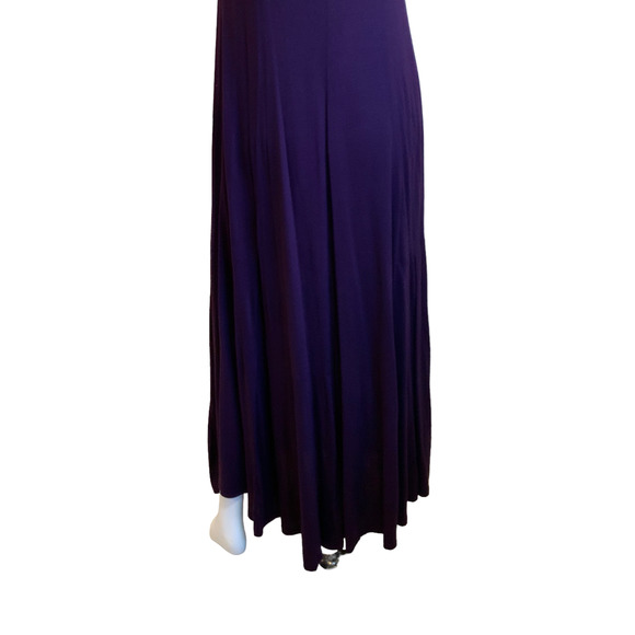 Elm Design Purple Tank Maxi Dress Pima Cotton Modal Blend sz M Icelandic Design - Picture 5 of 10